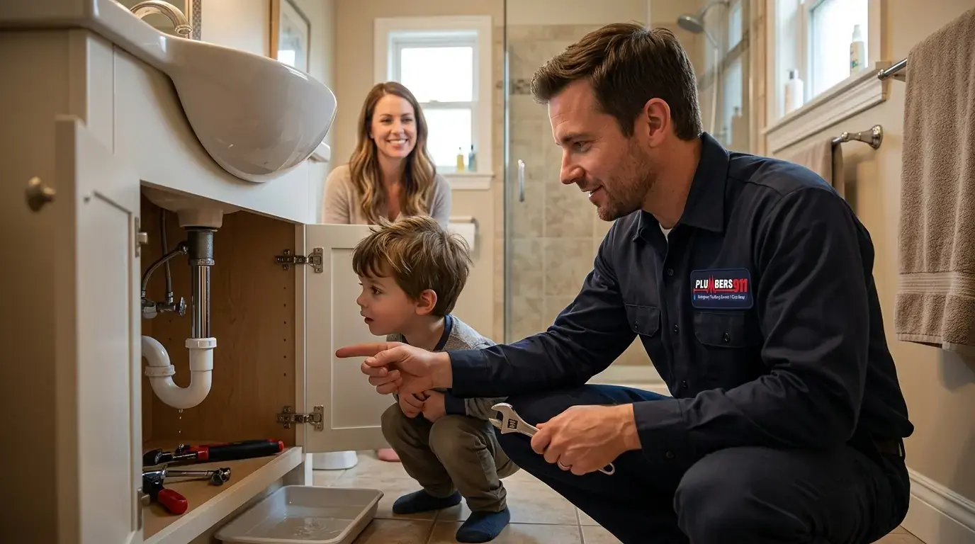 Licensed plumber at work in Summit Argo, IL